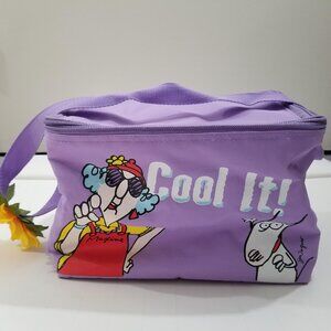 Maxine Lunch Bag with sunflower on the side